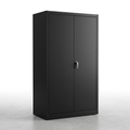 Elite Series 36 In. W X 72 In. H X 24 In. D 22-Gauge 5-Shelf Steel Freestanding Garage Storage Cabinet in Black