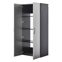 Asti Wood Wall Mounted Garage Cabinet in Gray (31.4 In. W X 78.7 In. H X 19.6 In. D)