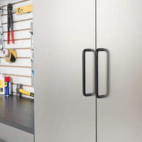 Asti Wood Wall Mounted Garage Cabinet in Gray (31.4 In. W X 78.7 In. H X 19.6 In. D)