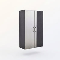 Asti Wood Wall Mounted Garage Cabinet in Gray (31.4 In. W X 78.7 In. H X 19.6 In. D) — Studio Shot